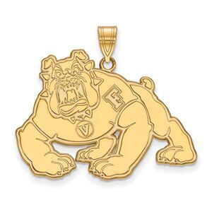 10k Yellow Gold California State Fresno XL Pendant